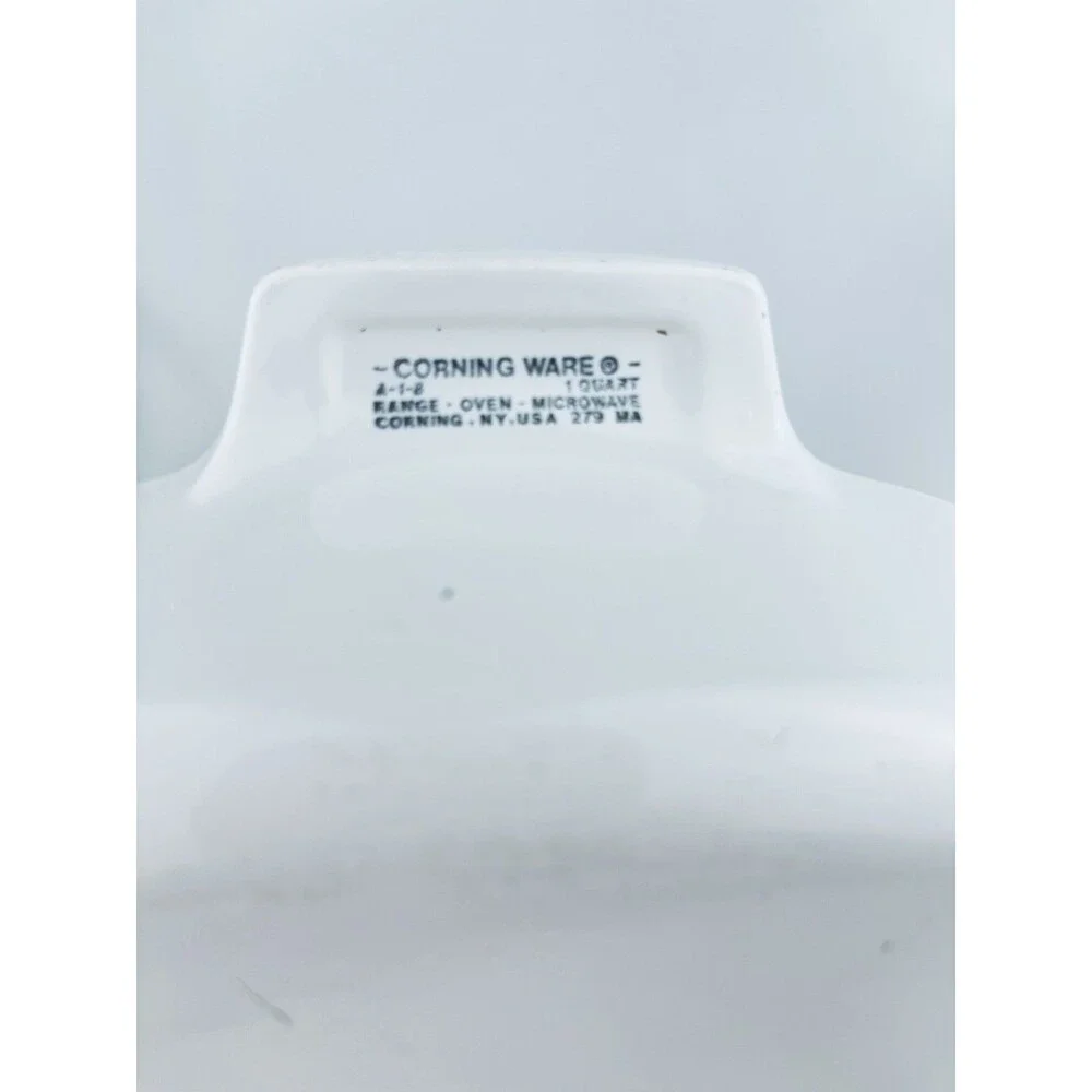 Corning Ware Spice O'‎ Life L'Echalote 1 Quart Dish Lid Rare Stamp